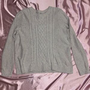 Croft & Barrow Women's Cable Knit Sweater - Cream